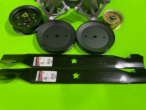 Husqvarna YTH20K42 YTH21K42 42" Lawn Mower Deck Rebuild Kit 4 Bolt Spindles - Picture 7 of 10