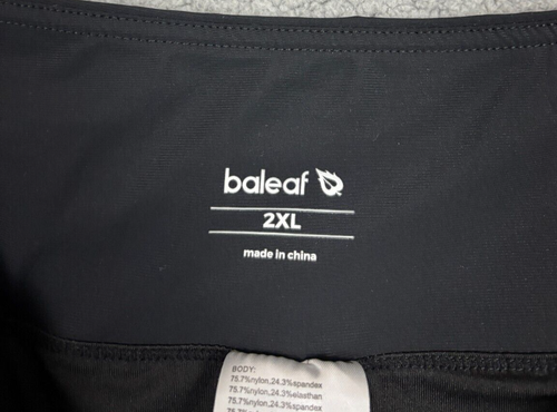 Baleaf Women's High Waisted Swim Board Shorts Pockets Black 2 XL New With Tags. - Picture 7 of 10