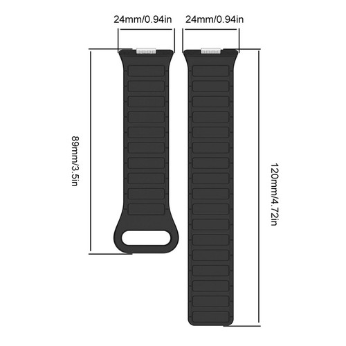 Bicolor Magnetic Strap TPU Sports Watchband for Huawei Watch Fit 3 Smart Watch - Zdjęcie 14 z 27