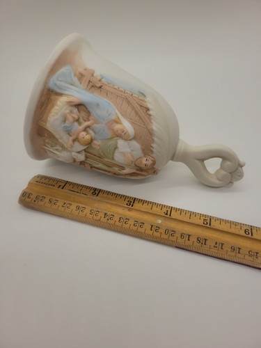 Vintage HOMCO Porcelain Christmas Nativity Bell - Picture 6 of 7
