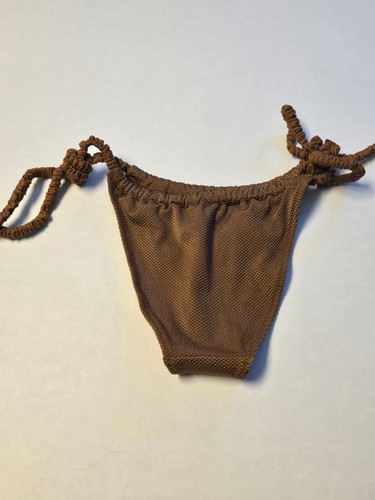 NWT American Eagle Aerie Cocoa Brown Textured Swim Suit Choose Top Or Bottoms - Picture 9 of 73