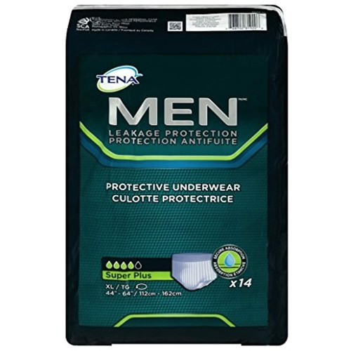 TENA Men Protective Underwear X-Large 44-64in Heavy Absorbency - Pack of 14 - Bild 1 von 2