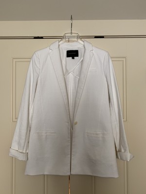 cream boyfriend blazer