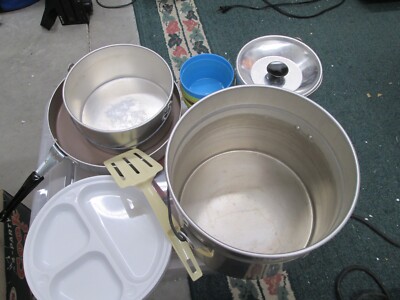 Vintage WFS NO. 106 4 Party Cook Set In Box Camping Hunting Scouts Vintage 
