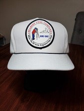 RARE Vintage Peabody Coal Company Girl Logo Snapback Trucker Hat Cap Mine 10