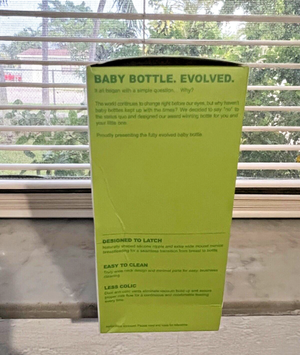Comotomo baby bottle 8oz Green 2 pk Soft Silicone New - Picture 5 of 13