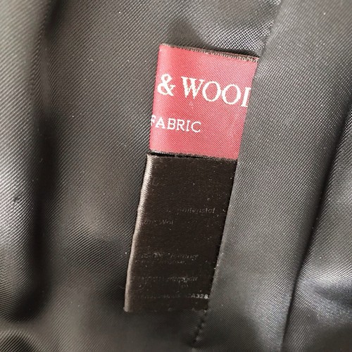 Cinzia Rocca Due Size 6 US Black  Alpaca Mohair Wool Blend Luxury Coat - Picture 11 of 14