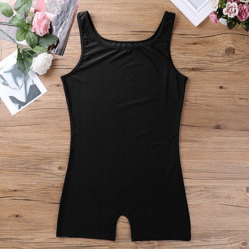 Herren dehnbar einteilig Wrestling Tanga Singlet Sport Trikot Tank Top Body - Bild 59 von 83