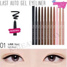 GEL EYELINER Last Auto Gel Eyeliner Waterpoof Pencil #01 Noir Korean Makeup New
