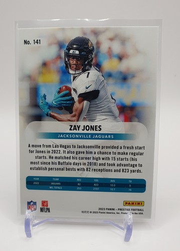 2023 Panini Prestige Zay Jones Jacksonville Jaguars Xtra Points Hyper #141 - Bild 2 von 2