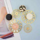 MFYS Colorful Cabinet Door Knob Brass Knob Dresser Drawer Knobs Pulls Handles