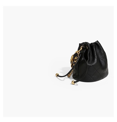 Echtleder Bucket Bag für Damen mit Kettenriemen Crossbody - Bild 10 von 14
