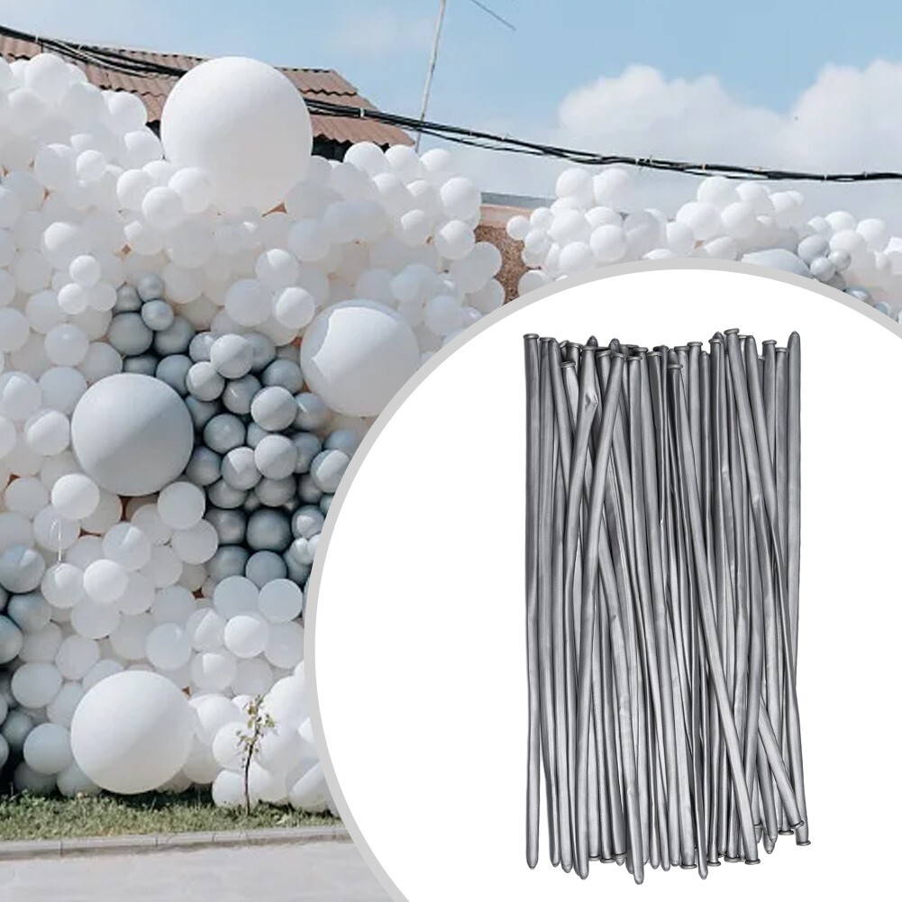 Brand New Long Balloons 260Q Twisting Metallic Animal Set Flower Designs - Picture 22 of 48