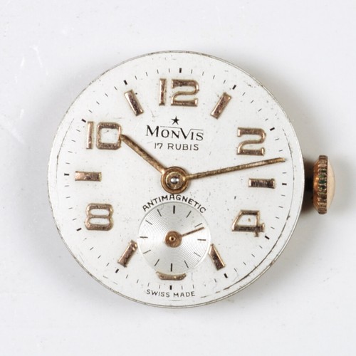 MONVIS Cal. FEF 250 Quadrante e movimento per orologio da polso / Dial  Movement | eBay