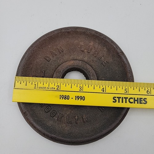 Weight Plate Dan Lurie 2.5 lb Barbell Standard 1" Hole - One Plate NY Brooklyn - Picture 3 of 3