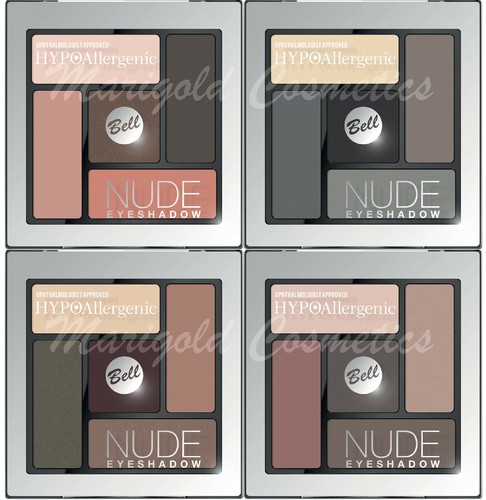 Bell HYPOAllergenic NUDE Eyeshadow Palette SATIN & CREAMY Make Up Kit Set 5g - Picture 3 of 9