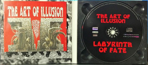 The Art Of Illusion - Labyrinth Of Fate (CD,2001,Artist's Label,Denmark INDIE) - Picture 2 of 2