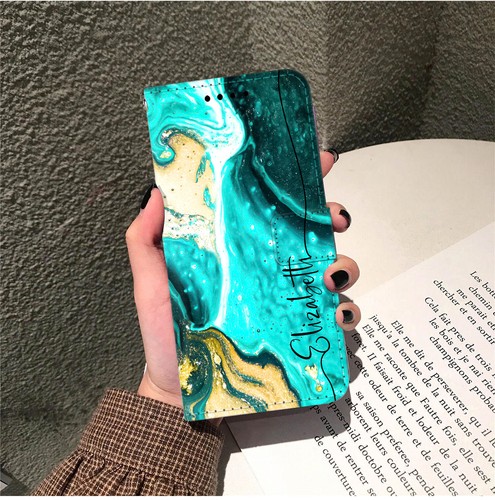 Folded Wallet Leather Case For Samsung Galaxy A56 A16 A35 A25 Personalised Cover - Photo 20 sur 51
