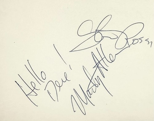 ALLEN & ROSSI Dual Signed 4"x6" INDEX CARD Marty Allen  Steve Rossi COMEDY TEAM - Picture 2 of 6
