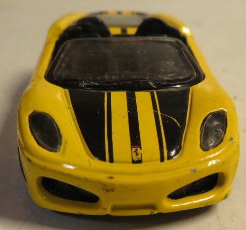 2009 Hot Wheels #153 Ferrari F430 Spider Yellow HW Dream Garage 1:64 Loose OH5sp - Picture 4 of 16