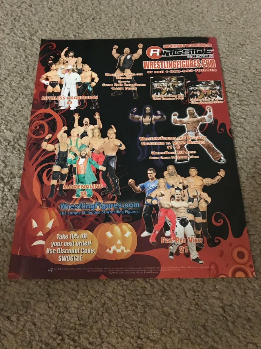 WWE Ringside Collectible Figure Ad Exclusive WRESTLEMANIA XXV