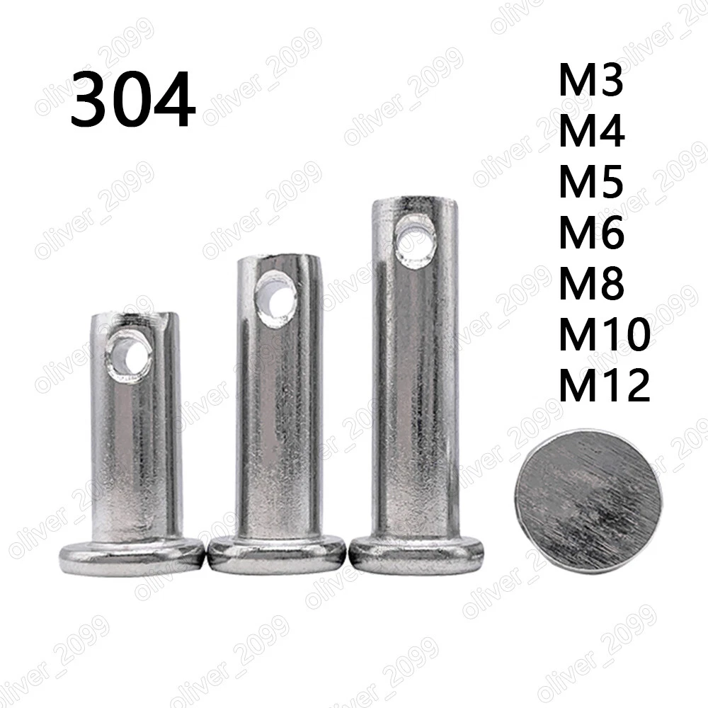 Stainless Steel Clevis Pins - 3mm To 10mm Sizes, For Farming, Sailing, Hinges 10 thumbnail image