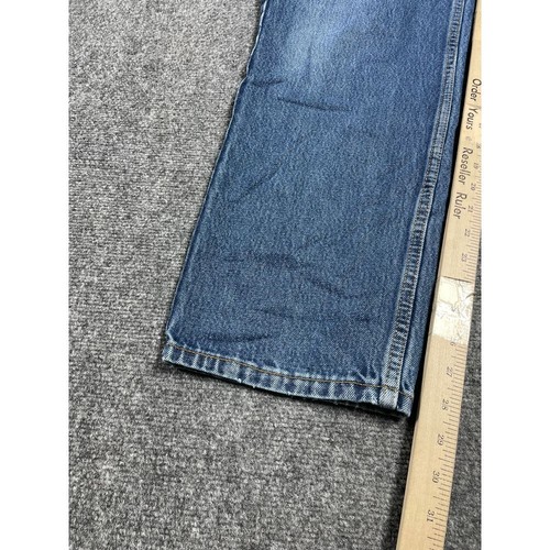 Levi's 550 Blue Men's Denim Jeans Pant Button Fly Straight Leg Size W34 L30 - Picture 19 of 20