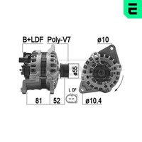 ERA Lichtmaschine Generator 150A 14V FüR Fiat Ducato Pritsche/Fahrgestell 130