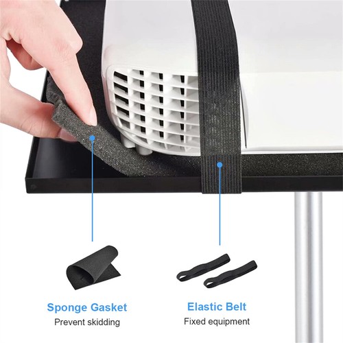 Aluminum Tripod Projector Stand Height Adjustable Laptop Computer Video Holder - Picture 5 of 14