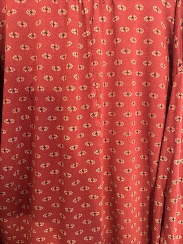 Urban Outfitters Peasant Top Long Sleeve Red Size Medium Patterned - Picture 3 of 7