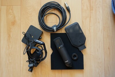 Music recording equipment home studio package (Rode, PreSonus, Direct Box)