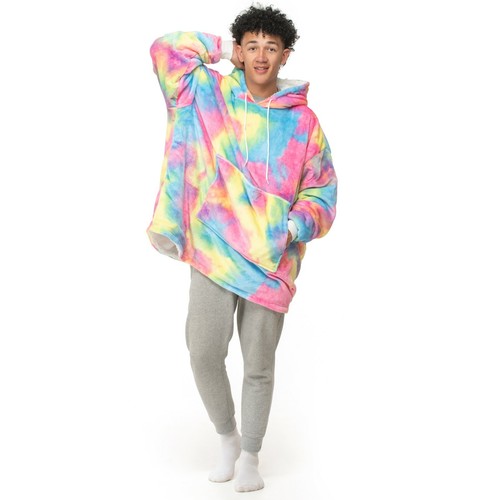 Sudadera con capucha de gran tamaño manta de felpa SHERPA PELUCHE polar sudadera con bolsillo - Imagen 65 de 69