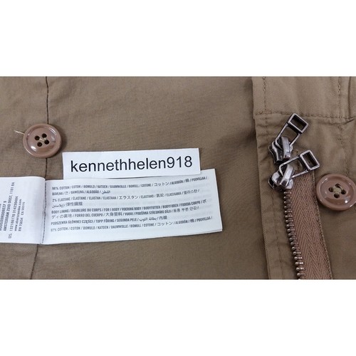 ABERCROMBIE & FITCH GARMENT DYE HEMDJACKE MIT REISSVERSCHLUSS KHAKI HERREN GRÖSSE MEDIUM - Bild 9 von 11