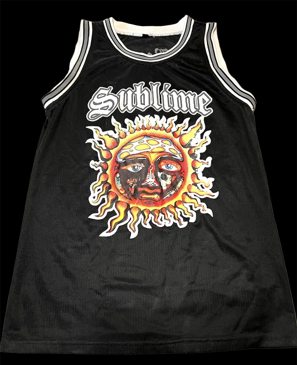 RARE Sublime Band Basketball Jersey Shirt Sun Logo 40 Oz To