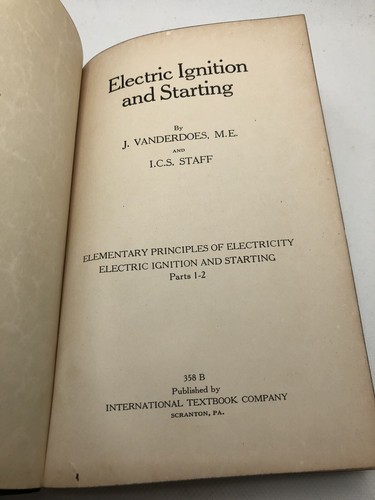 Vintage 1938 Electric Ignition and Starting - International textbook Company - Foto 8 di 8