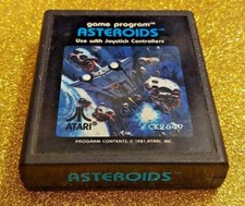 Asteroids - Atari 2600 1980s Game Cartridge Tested Working Vintage