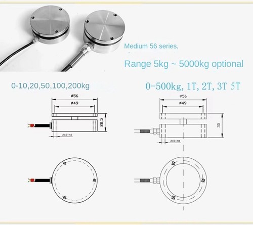 1KG~2T High Accuracy Load Cell Tension Pressure Weighing Sensor+Controller Meter - Picture 13 of 14