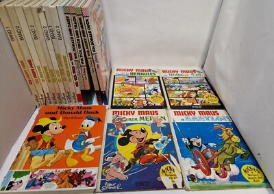 B12 18x Comics Sammlung Ich Micky Maus Donald Dagober Duck Minni Buch Album Band