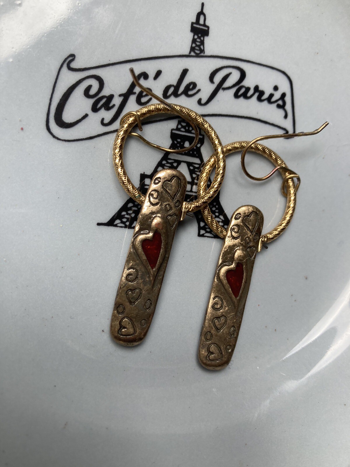 Heart Drop handmade Untested Dangle - image 6