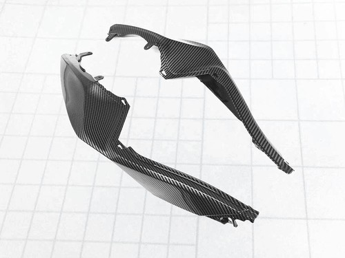 Rear Tail Side Seat Mid Cover Fairing Carbon Fiber For KAWASAKI ZX-6R 2013-2018 - Picture 4 of 7