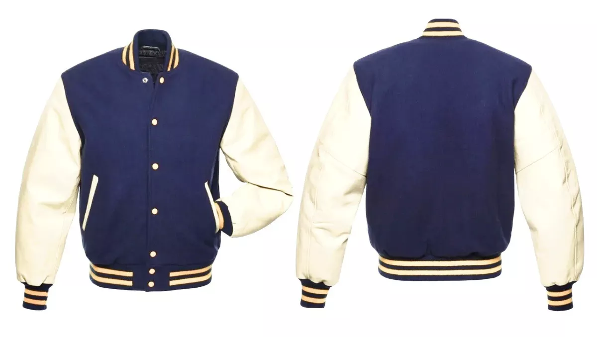 Varsity jacket 2025 navy blue