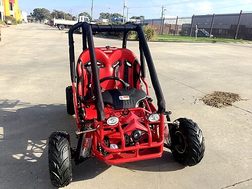 90CC TWIN SEAT BUGGY GOKART KIDS TEEN DUNE BUGGY QUAD ATV 4 WHEEL 110 125CC RED - Picture 5 of 12