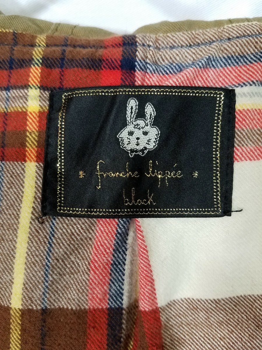 Franche Lippee Black Womens Tan Full Zip Hooded Jacket