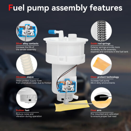 Electric Fuel Pump Assembly For 2006-11 Hyundai Accent RIO RIO5 L4 1.6L E8730M - Foto 4 di 12