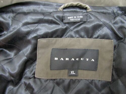 Men's Green BARACUTA Quilted Lining Zip Up Winter Jacket Size XL - Picture 7 of 8