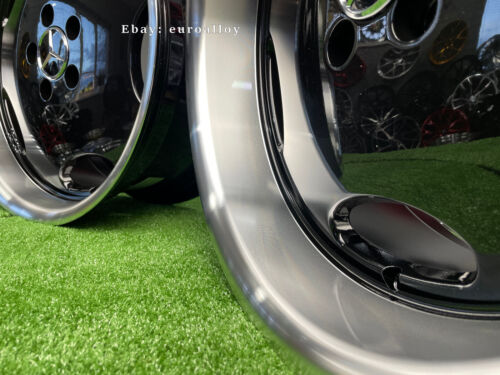 4 x 18 Inch 5x112 Monoblock Stil Schwarze Räder : Passend Für Mercedes E S Sl CL - Bild 5 von 11