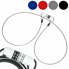 Zahlencode Schloss DUNLOP Kabelschloss 1,8 m Code Helmschloss Spiralkabelschloss