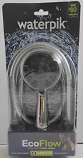 Waterpik EcoFlow Hand Held Shower Head with 5ft Hose ~4 Sprays~ #ETC-443E
