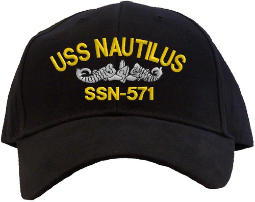 USS Nautilus SSN-571 Embroidered Baseball Cap - Available in 7 Colors - Hat - Picture 3 of 8