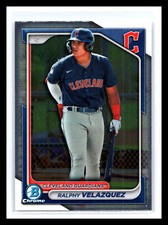 🔥 RALPH VELAZQUEZ 2024 BOWMAN CHROME PROSPECTS RC # 29